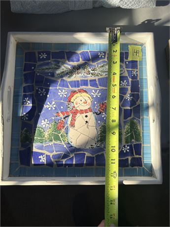 Snowman Tray