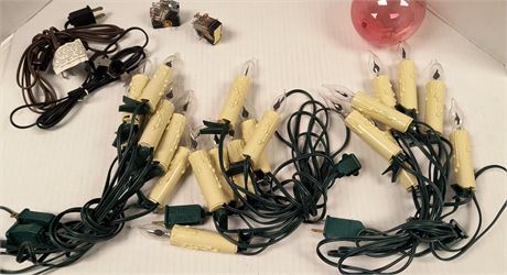 Candle String Lights. Tested And Work