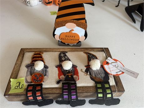 Halloween Gnome Decor