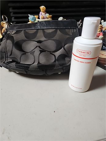 Coach Purse with Coach Fabric Cleaner