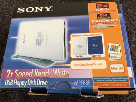 SONY  - Read/Write USB Floppy Disk Drive