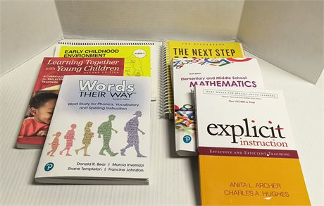 Various College Course Books