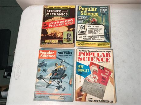 Popular Science & Science and Mechanics Magazines