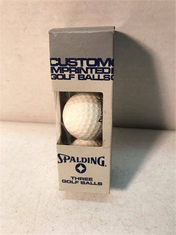 Spalding Custom Imprinted Golf Ball Sleeve