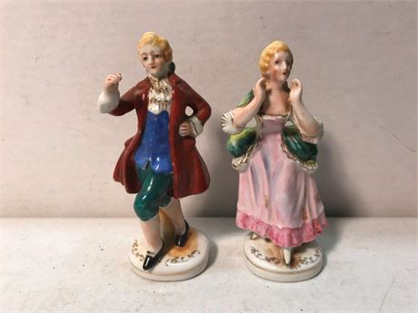 Made in Occupied Japan Colonial Figurines