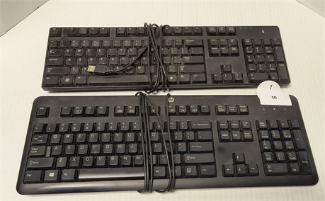 2 Computer Keyboards
