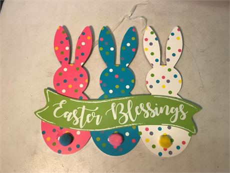 Easter Blessings Sign