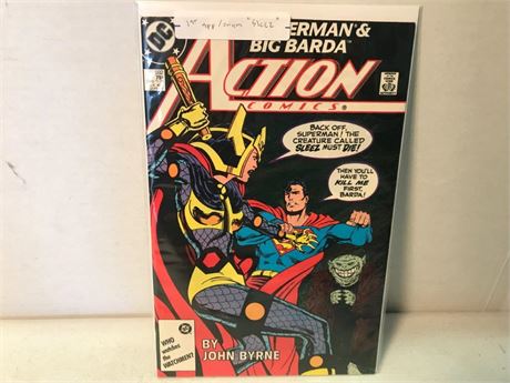 DC Action Comics #592 1st App/Origin of "Sleez" Comic Book