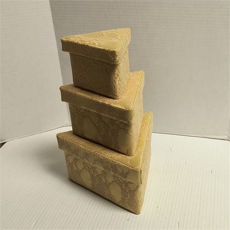 3 Stackable Storage Boxes