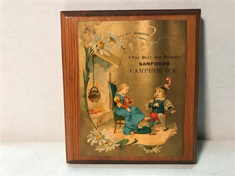 Sanford's Camphor Ice Victorian Wall Decor