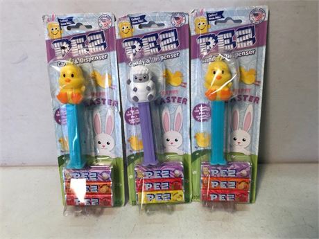 3 Easter Pez Sets