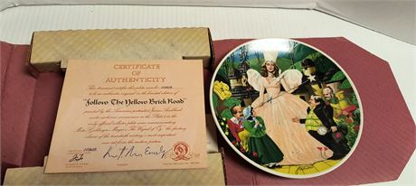 Bradford Mint Wizard Of Oz Collector's Plate