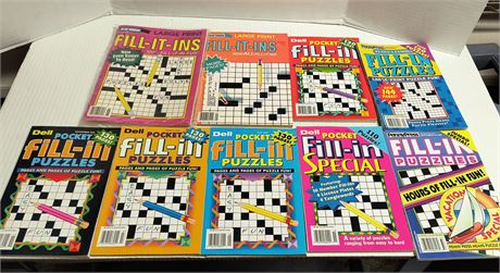 Fill-It-In Puzzle Books