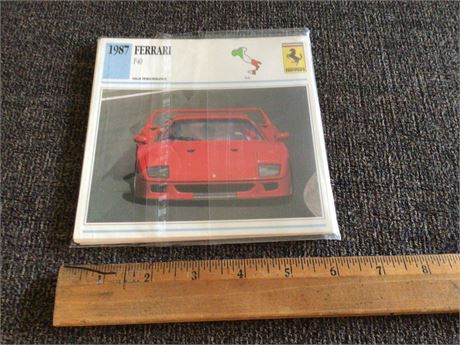 Collectable Automobile Cards