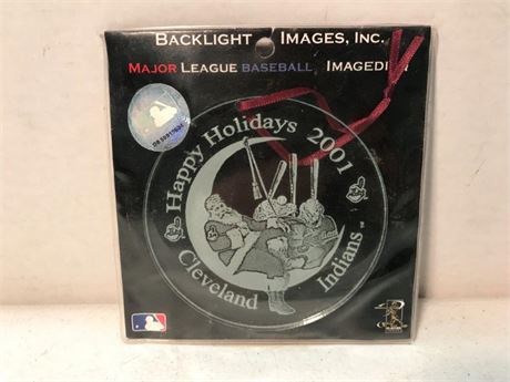 2001 Cleveland Indians Happy Holidays 2001 Ornament