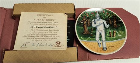 Bradford Mint Wizard Of Oz Collector's Plate