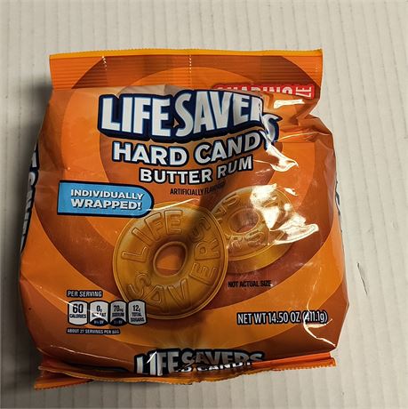 Life Savers Hard Candy Butter Rum Flavor