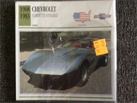 Collectable Automobile Cards