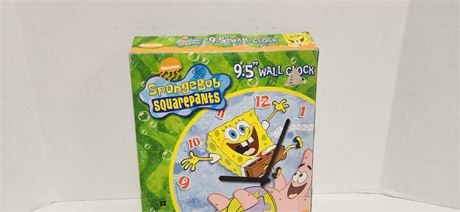 Sponge Bob Square Pants 9.5" Wall Clock