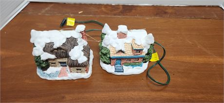 Christmas House Light Up Ornaments