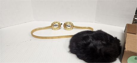Vintage Belt & Hat