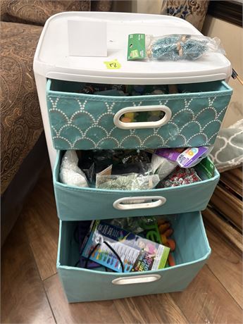 Drawers and Craft Supplies