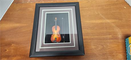 Small Decorative Violin Artwork