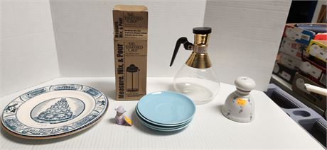 Pampered Chef Measure,Mix, & Pour & Misc. Glassware