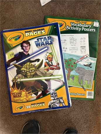 Large Coloring/Activity Books