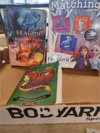 2 Books and memory card game