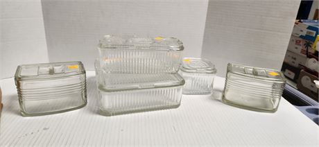 Clear Glass Refrigerator Dishes