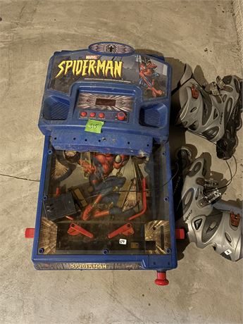 Spiderman Pinball Game, Inline Skates