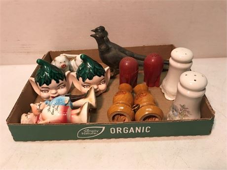 Flat of Salt & Pepper Shakers