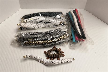 Vintage Scrunchies/Bendable Wire Hair Ties