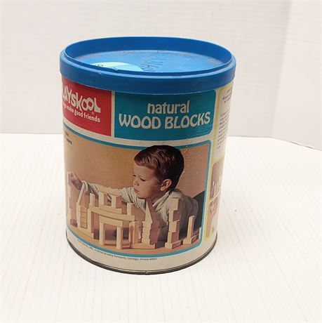Vintage Playskool Wood Blocks