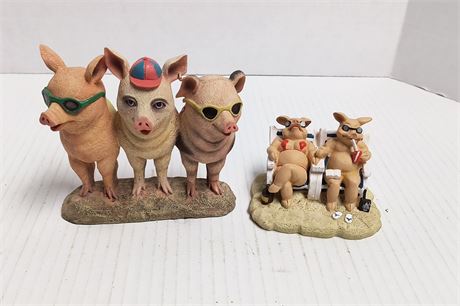 Collectible Pig Statues