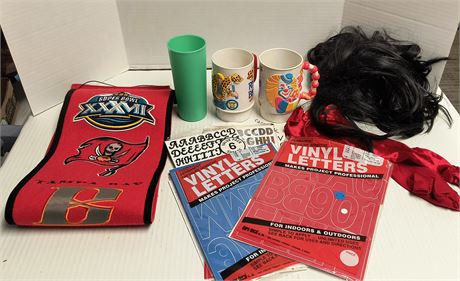 Ringling Brothers Circus Cups & Vinyl Letters & Misc. Items