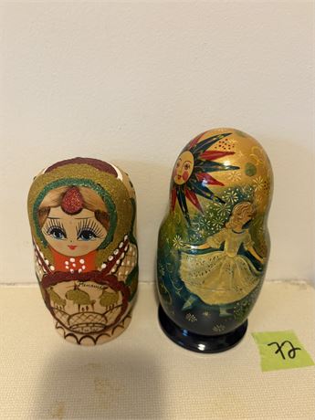 Vintage Russian Nesting Dolls