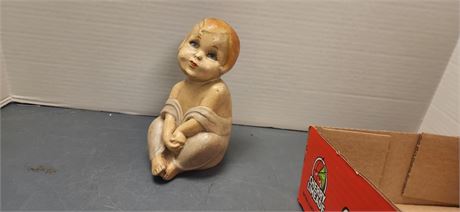 Vintage Girl Statue