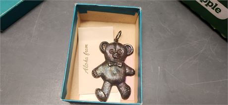 Teddy Bear Necklace Charm