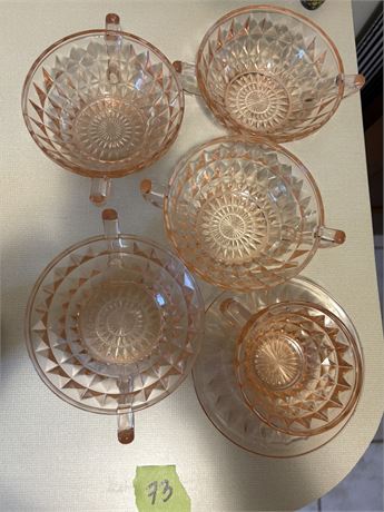 Rose Glass Bowls