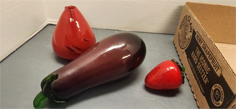 Decorative Glass Fruit