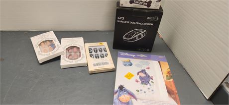 GPS Wireless Dog Fence System & Artificial Nails & Dog Toy & Misc.