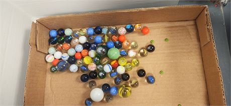 Lot Of Various Marbles