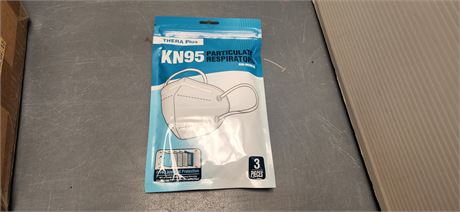Thera Plus KN95 Particulate Respirators. 3-Pack