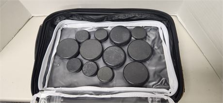 Massaging Stones With Heated Case