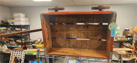 Wooden coke Wagon