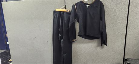 Vintage Navy Blue Dress Uniform & Hat
