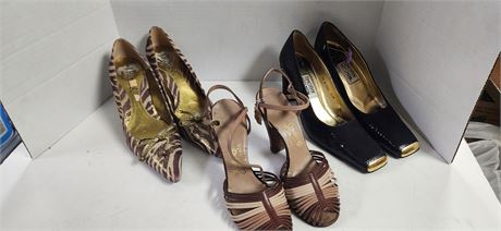 Vintage Timothy Hitsman & Shirley Shoes & J. Renee Shoes. Size 9 1/2 & Misc.