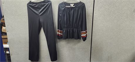 Vintage Montgomery Wards 2 Pc. Pants Set. & Hal Ferman Dress